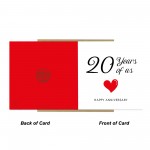 20th Anniversary Card For Husband Wife Grandparents Wedding