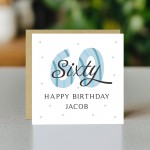 Personalised 60th Birthday Card For Men For Dad Grandad Uncle
