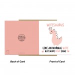 Wife Birthday Card for Her Wifesaurus Wife Card For Anniversary