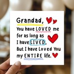 Card For Grandad With Kraft Envelope Grandad Birthday Card