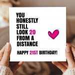 Funny 21st Birthday Card For Women Cards For 21st Birthday
