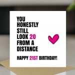 Funny 21st Birthday Card For Women Cards For 21st Birthday