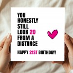 Funny 21st Birthday Card For Women Cards For 21st Birthday