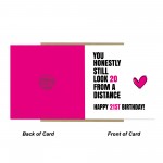 Funny 21st Birthday Card For Women Cards For 21st Birthday