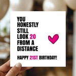 Funny 21st Birthday Card For Women Cards For 21st Birthday