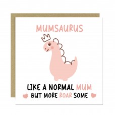 Mum Birthday Card for Her Mumsaurus Happy Birthday Mum Card