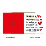 Card For Mummy With Kraft Envelope Mummy Birthday Card From Son