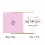 Personalised 8th Wedding Anniversary Card For Husband Wife