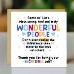 Thank You Card Appreciation Card Volunteer Friend Nurse Midwife 