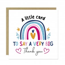 thank you card Gift card for teacher friend her him appreciation
