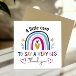 thank you card Gift card for teacher friend her him appreciation