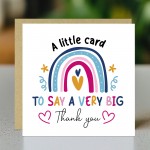 thank you card Gift card for teacher friend her him appreciation