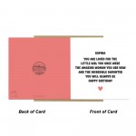Personalised Daughter Birthday Card With Any Name Card From Mum
