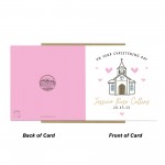 Personalised Christening Card For Goddaughter Daughter Niece