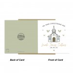 Personalised Christening Card For Godson Son Grandson Nephew