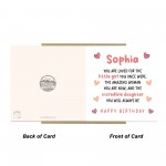 Daughter Birthday Card Personalised With Any Name Card From Mum