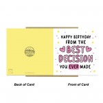 Funny Birthday Card For Husband Wife Boyfriend Girlfriend Joke
