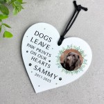 Personalised Dog Memorial Photo Plaque Gift For Dog Lover