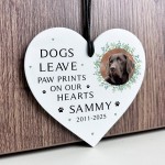 Personalised Dog Memorial Photo Plaque Gift For Dog Lover