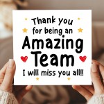 Goodbye Card For Colleagues Team With Kraft Envelope Thank You