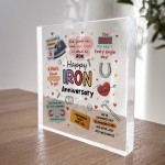 6th Anniversary Gift For Iron Anniversary Gifts For Husband Wife