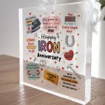 6th Anniversary Gift For Iron Anniversary Gifts For Husband Wife