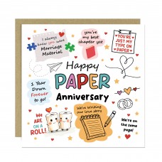 Funny 1st Anniversary Card Wood Anniversary Cards For Husband