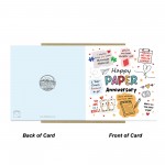 Funny 1st Anniversary Card Wood Anniversary Cards For Husband