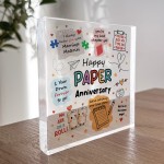1st Anniversary Gift For Paper Anniversary Gifts For Husband 