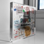 1st Anniversary Gift For Paper Anniversary Gifts For Husband 