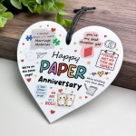 Funny 1st Anniversary Gift Wood Anniversary Gifts For Husband