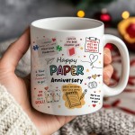 Funny Mug For 1st Anniversary Gift For Her For Him Gift For Wife Funny Mug For 1st Anniversary Gift For Her For Him Gift For Wife