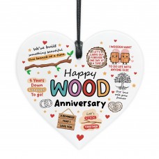Funny 5th Anniversary Gift Wood Anniversary Gifts For Husband