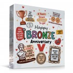 Happy Bronze Anniversary For Husband Wife Gift For 8th Anniversa