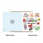 Funny 7th Anniversary Card Copper Anniversary Cards For Husband