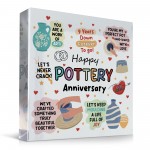 Happy Pottery Anniversary For Husband Wife Gift 9th Anniversary