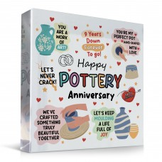 Happy Pottery Anniversary For Husband Wife Gift 9th Anniversary