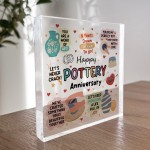 Happy Pottery Anniversary For Husband Wife Gift 9th Anniversary