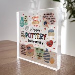 Happy Pottery Anniversary For Husband Wife Gift 9th Anniversary