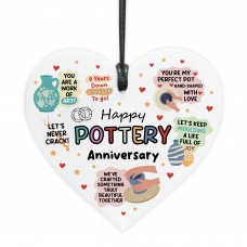 Funny 9th Anniversary Gift Pottery Anniversary Gifts For Husband