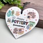 Funny 9th Anniversary Gift Pottery Anniversary Gifts For Husband