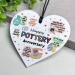 Funny 9th Anniversary Gift Pottery Anniversary Gifts For Husband