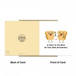 Funny Anniversary Card For Couple Toast To You 40th Anniversary