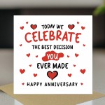 Funny Card For Anniversary For Husband Wife Boyfriend Girlfriend