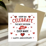 Funny Card For Anniversary For Husband Wife Boyfriend Girlfriend