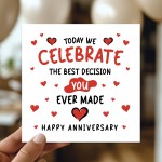 Funny Card For Anniversary For Husband Wife Boyfriend Girlfriend