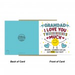 Card For Best Grandad I Love You This Much Grandad Birthday Card