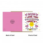 Card For Best Mum I Love You This Much Mum Birthday Card