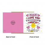 Card For Best Nan I Love You This Much Nan Birthday Card