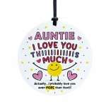 Gift For Best Auntie I Love You This Much Auntie Birthday Gift